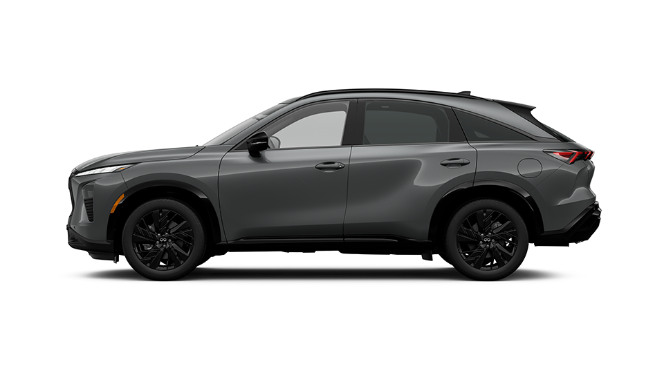 2027 INFINITI QX65 SPORT AWD side profile in gray