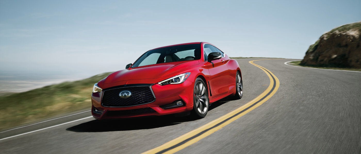 2021 INFINITI Q60 driving